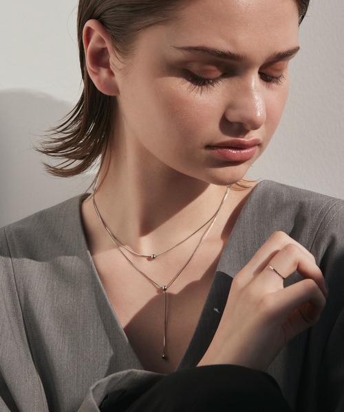 CENE（セネ）の「【CENE】セネ/トリプルボールネックレス（ネックレス・レディース・ゴールド/シルバー・FREE）」の14枚目の写真