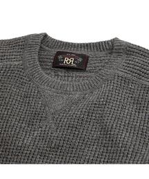 RRL（ダブル アール エル）の「ワッフルニット カシミヤ セーター