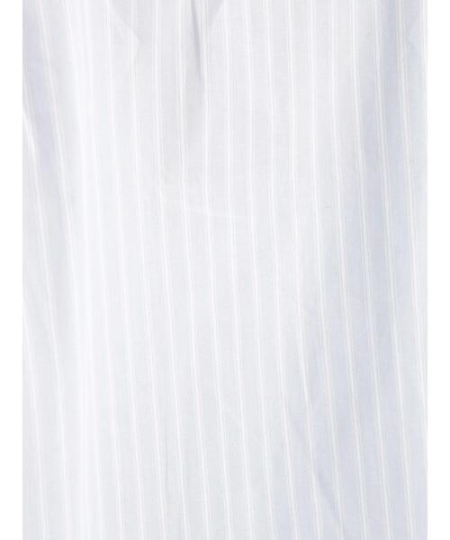 sm2rhythm（サマンサモスモスリズム）の「フロントタックシャツ（シャツ/ブラウス・レディース・ブラウン/オフホワイト/ブルー・F）」の20枚目の写真