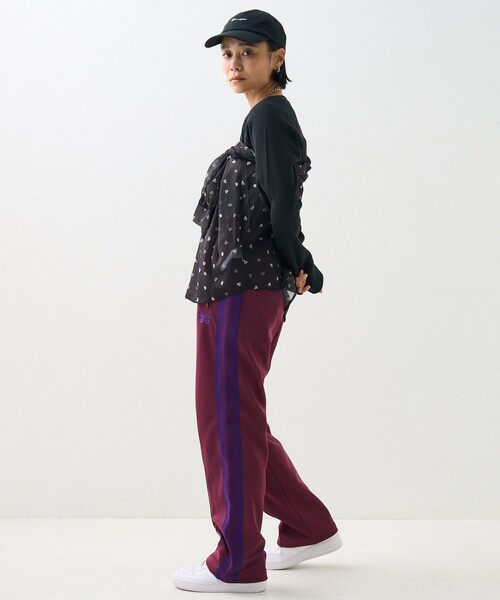 FREAK'S STORE（フリークスストア）の「ハート柄 シャツ/総柄シャツ（シャツ/ブラウス・レディース・オフホワイト/ブラック・ﾌﾘ-）」の4枚目の写真