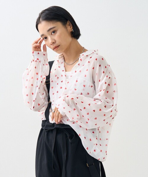 FREAK'S STORE（フリークスストア）の「ハート柄 シャツ/総柄シャツ