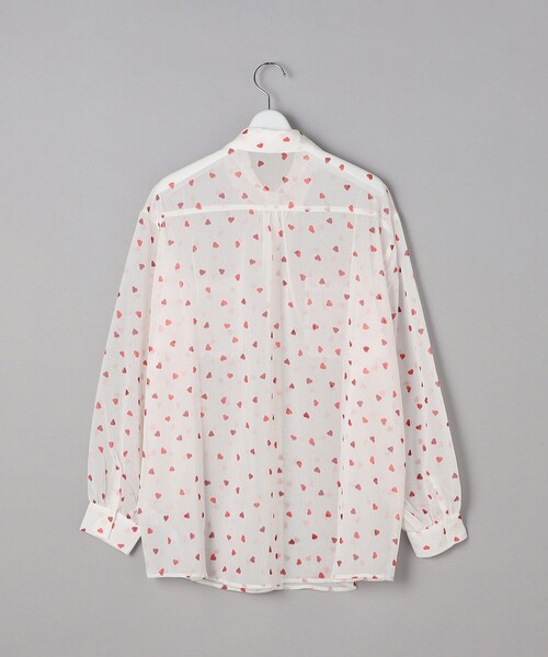 FREAK'S STORE（フリークスストア）の「ハート柄 シャツ/総柄シャツ（シャツ/ブラウス・レディース・オフホワイト/ブラック・ﾌﾘ-）」の20枚目の写真