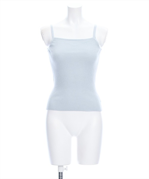 clear（クリア）の「×クルミボタンリブカーディガン&ニットキャミソール≪2024SS≫（アンサンブル・レディース・ブラック/オフホワイト/ピンク/ブラウン/サックスブルー・F）」の15枚目の写真