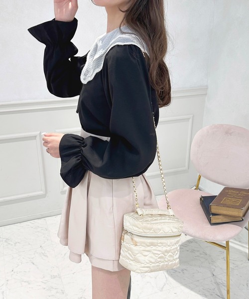 apres jour(アプレジュール)の「デザインカラーボウタイブラウス【ZOZOTOWN限定アイテム】(シャツ/ブラウス・レディース・ピンク/ブラック/オフホワイト・フリー/X-LARGE)」の17枚目の写真