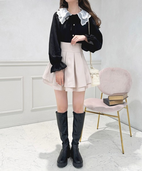 apres jour(アプレジュール)の「デザインカラーボウタイブラウス【ZOZOTOWN限定アイテム】(シャツ/ブラウス・レディース・ピンク/ブラック/オフホワイト・フリー/X-LARGE)」の19枚目の写真