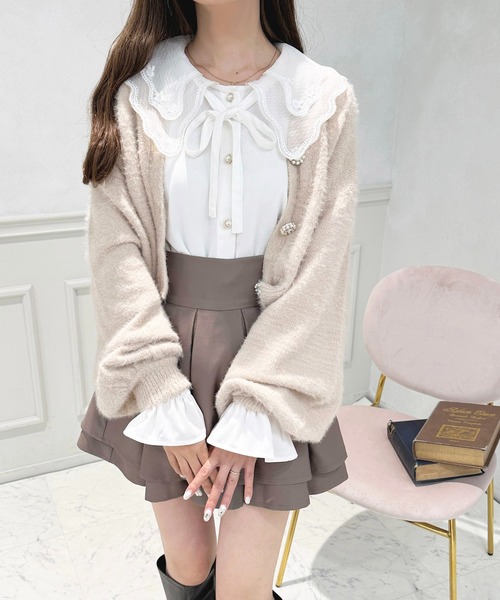 apres jour(アプレジュール)の「デザインカラーボウタイブラウス【ZOZOTOWN限定アイテム】(シャツ/ブラウス・レディース・ピンク/ブラック/オフホワイト・フリー/X-LARGE)」の9枚目の写真
