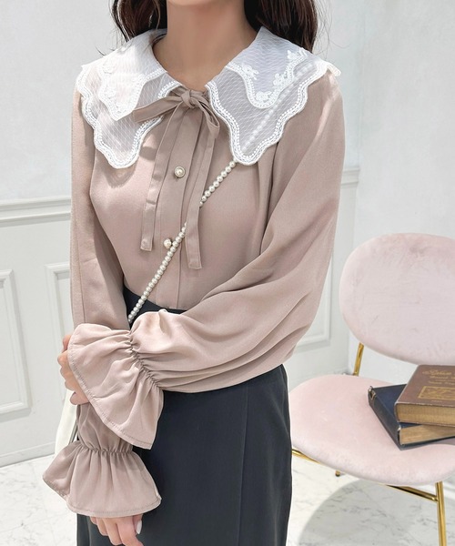 デザインカラーボウタイブラウス【ZOZOTOWN限定アイテム】（シャツ