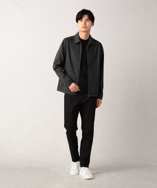 COMME CA MEN（コムサメン）の「【ウォッシャブルウール】 長袖ジャケTシャツ（Tシャツ/カットソー・メンズ・ブルー/ダークブラウン/ブラック/グレー・L/M）」の20枚目の写真