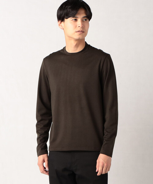 COMME CA MEN（コムサメン）の「【ウォッシャブルウール】 長袖ジャケTシャツ（Tシャツ/カットソー・メンズ・ブルー/ダークブラウン/ブラック/グレー・L/M）」の17枚目の写真