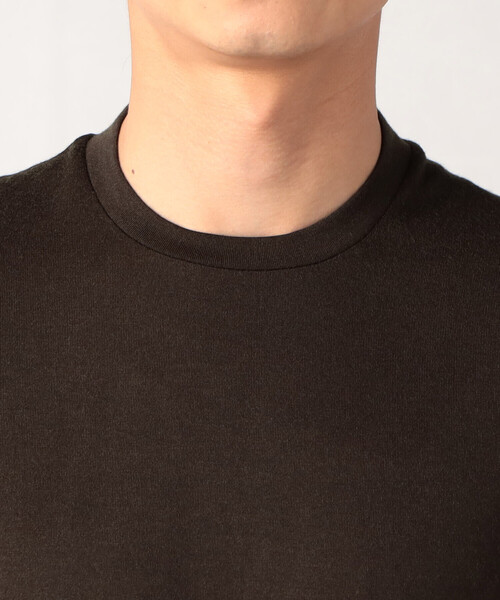 COMME CA MEN（コムサメン）の「【ウォッシャブルウール】 長袖ジャケTシャツ（Tシャツ/カットソー・メンズ・ブルー/ダークブラウン/ブラック/グレー・L/M）」の10枚目の写真