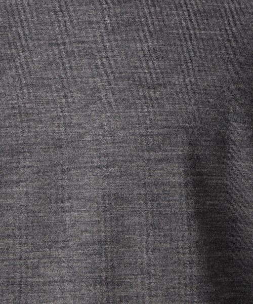 COMME CA MEN（コムサメン）の「【ウォッシャブルウール】 長袖ジャケTシャツ（Tシャツ/カットソー・メンズ・ブルー/ダークブラウン/ブラック/グレー・L/M）」の8枚目の写真