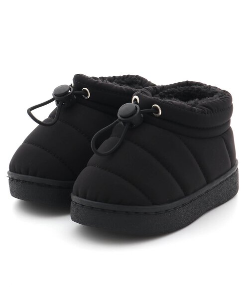 Ampersand（アンパサンド）の「中綿ブーツ（ブーツ・キッズ・ブラック/ピンク/ベージュ・20/19/18/21/16/17/14/15 ）」の2枚目の写真