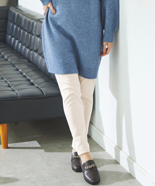 Honeys(ハニーズ)の「暖裏起毛あったかレギンス【WEB限定カラー】(レギンス/スパッツ・レディース・ライトベージュ/杢グレー/ブラック/チャコールグレー・L/S/LL/M)」の4枚目の写真