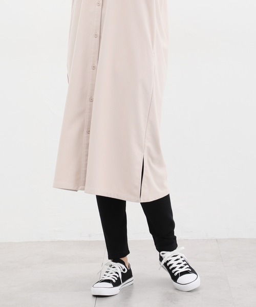 Honeys(ハニーズ)の「暖裏起毛あったかレギンス【WEB限定カラー】(レギンス/スパッツ・レディース・ライトベージュ/杢グレー/ブラック/チャコールグレー・L/S/LL/M)」の6枚目の写真