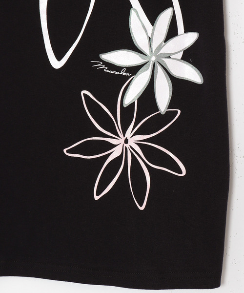 Maunaloa（マウナロア）の「【Maunaloa】シャインティアレTシャツ（Tシャツ/カットソー・レディース・チャコール/オフホワイト/ブラック・L/M/XL）」の5枚目の写真