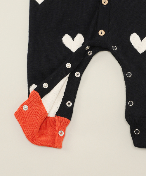 IENA ENFANT 黒チェック柄ロンパース  スタイ　セット BaYiRi/バイリ】 別注 AMOR JUMPSUIT baby（ロンパース）｜IENA