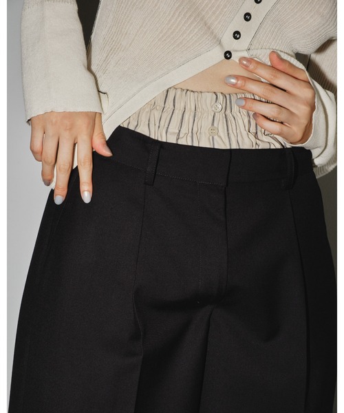 TODAYFUL トゥデイフル ダブルウエストトラウザース TODAYFUL ＼SALE40%OFF／即日発送/TODAYFUL トゥデイフル Double