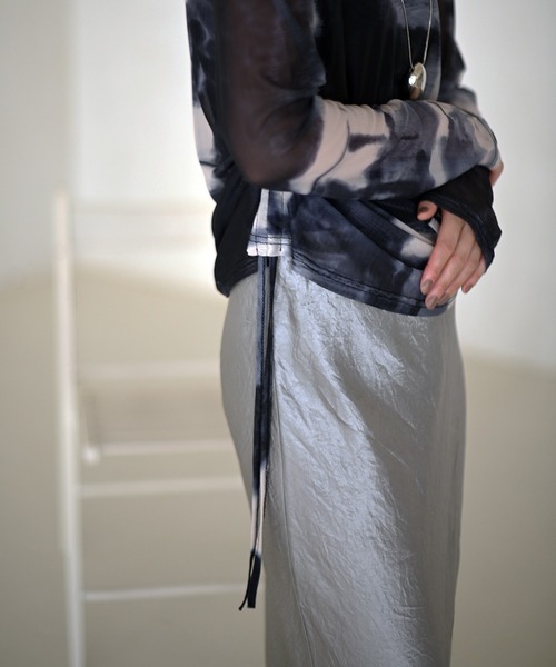 Marient（マリエント）の「タイダイシャーリングシアーTOPS（Tシャツ/カットソー・レディース・ブラウン/ブラック・FREE）」の5枚目の写真