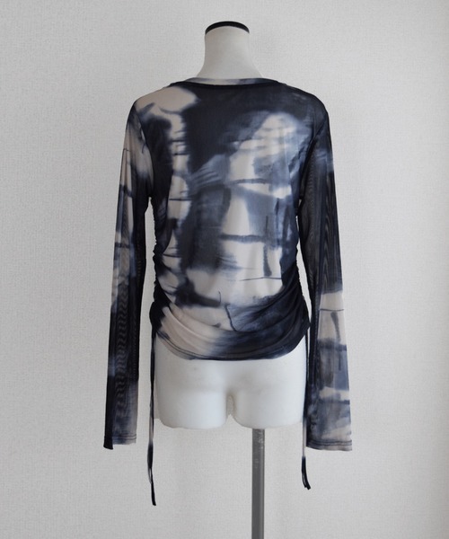 Marient（マリエント）の「タイダイシャーリングシアーTOPS（Tシャツ/カットソー・レディース・ブラウン/ブラック・FREE）」の11枚目の写真