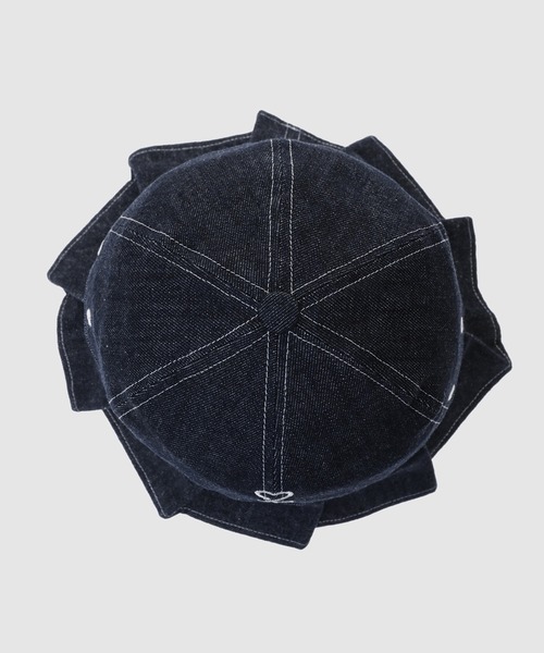 SASQUATCHfabrix.（サスクワァッチファブリックス）の「TUCK BRIM DENIM HAT（ハット・メンズ・インディゴブルー/ネイビー系・L/M）」の10枚目の写真