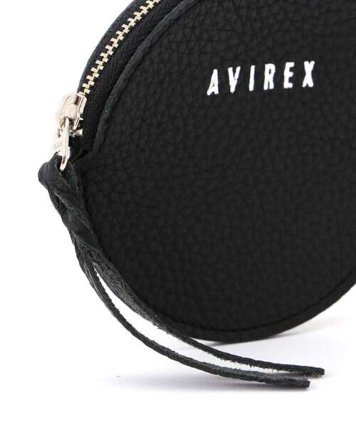 AVIREX（アヴィレックス）の「LEATHER ROUND MINI WALLET/レザーラウンドミニウォレット（コインケース・レディース・ブラック・FREE）」の13枚目の写真