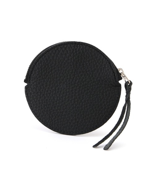 AVIREX（アヴィレックス）の「LEATHER ROUND MINI WALLET/レザーラウンドミニウォレット（コインケース・レディース・ブラック・FREE）」の4枚目の写真