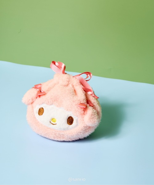 sanrio（サンリオ）の「【 sanrio / サンリオ 】まんまる巾着 ポーチ NJI（ポーチ・レディース・ブラック/その他3/その他2/イエロー/ピンク/その他1/ホワイト/その他4/その他5・FREE）」の6枚目の写真