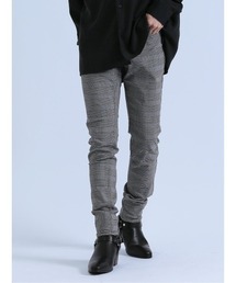 semantic design | ＊セマンティックデザイン 裏起毛ストレッチ スキニーパンツ チェック(チノパンツ)