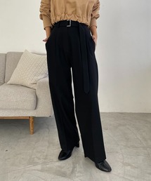 CAPRICIEUX LE'MAGE | ベルト付ハイウエストパンツ(その他パンツ)