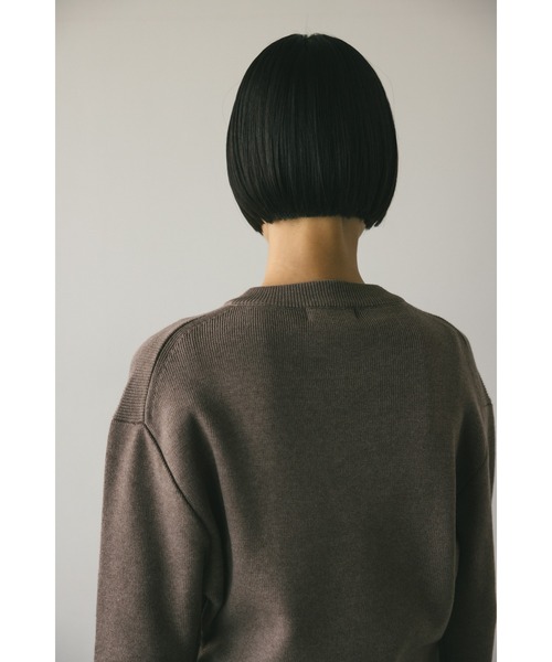 STYLEMIXER(スタイルミキサー)の「シェイプボタンニット(ニット/セーター・レディース・ライトブラウン/グリーン/ブラック/アイボリー・FREE)」の20枚目の写真