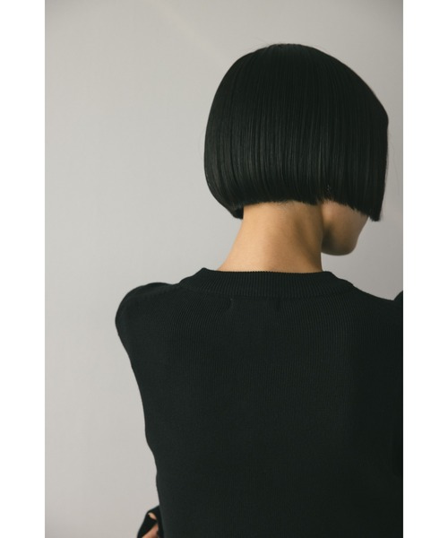 STYLEMIXER(スタイルミキサー)の「シェイプボタンニット(ニット/セーター・レディース・ライトブラウン/グリーン/ブラック/アイボリー・FREE)」の12枚目の写真