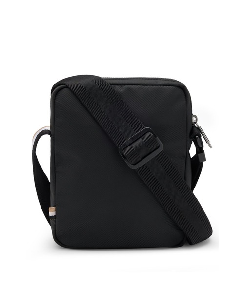 コントラストロゴ クロスボディバッグ シグネチャーストライプ