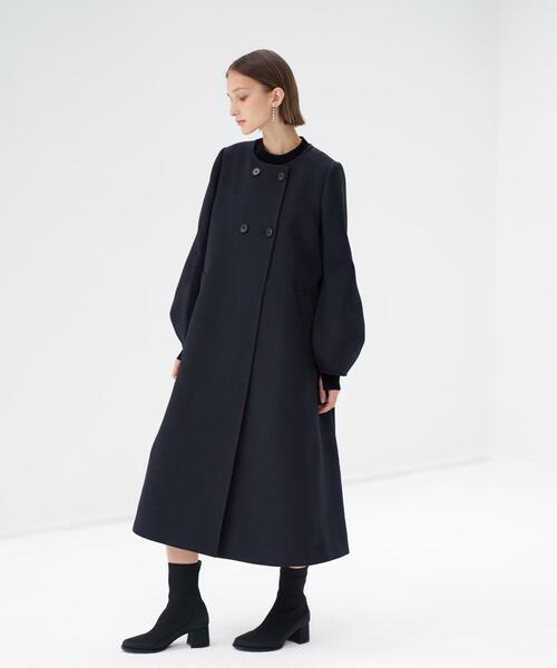 バンオンブルー LANVIN en Bleu レディース トレンチコート LANVIN en Bleu（ランバンオンブルー）の「セーラーカラー