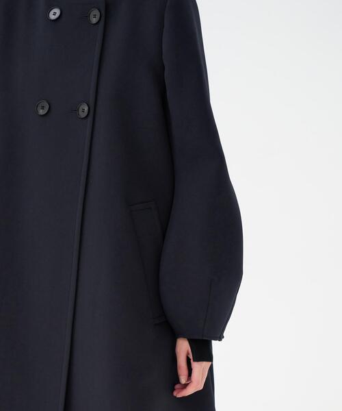 ランバンオンブルー ケープスリーブショートコート ランバンオンブルー ケープスリーブショートコート