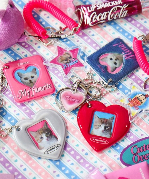 THENCE（デンス）の「THENCE／フォトフレームキーホルダー/韓国雑貨（キーホルダー・レディース・レッド/その他1/ブルー・0）」の5枚目の写真