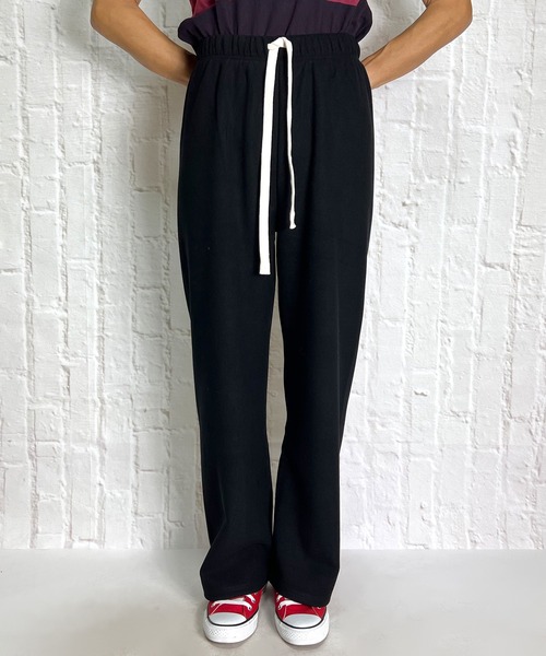 Bibiy ネイビー ストレートスウェットパンツ Bibiy ネイビー ストレートスウェットパンツ