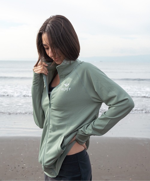 【ジップアップラッシュガード】メルシェル ブラックxイエロー ワンポイントロゴ ジップアップラッシュガード】メルシェル ブラックxイエロー ワン