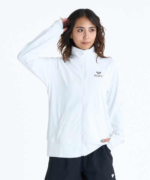 ☆ROXY GIRL X QUIKSILVER☆ 袖なしラッシュガード (PANT X) セール】SIMPLY BOTANICAL LOG/ロキシー長袖ジップアップ