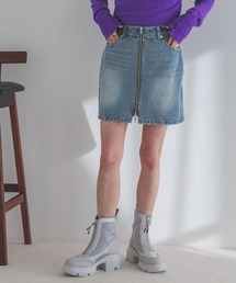 フロントZIPデニムミニスカート/994169