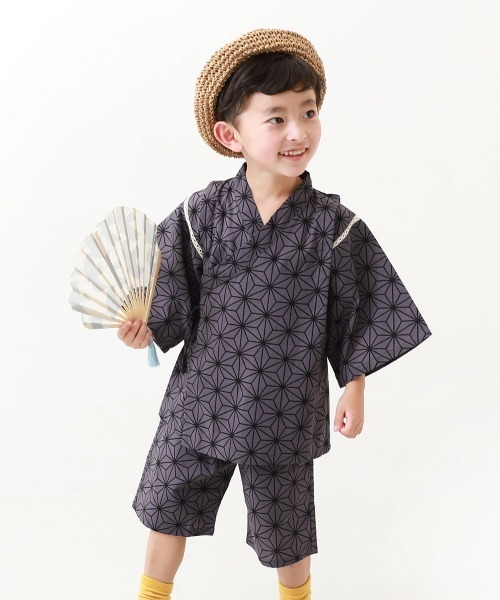devirock（デビロック）の「選べる クラシカル甚平（浴衣・キッズ・その他6/その他5/その他3/その他2/その他1/その他4・140cm/130cm/90cm/120cm/110cm/100cm/160cm/150cm）」の3枚目の写真