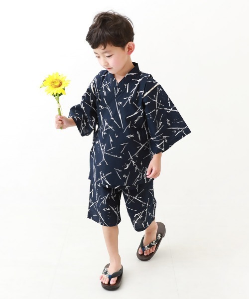 devirock（デビロック）の「選べる クラシカル甚平（浴衣・キッズ・その他6/その他5/その他3/その他2/その他1/その他4・140cm/130cm/90cm/120cm/110cm/100cm/160cm/150cm）」の16枚目の写真