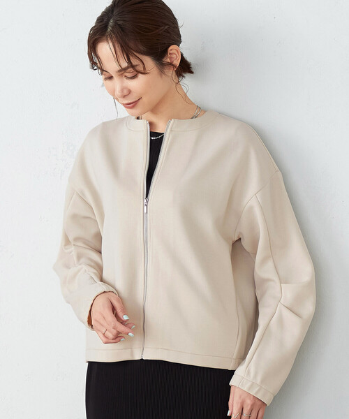 COMME CA ISM（コムサイズム）の「ふわ軽 ジップ ブルゾン（ブルゾン