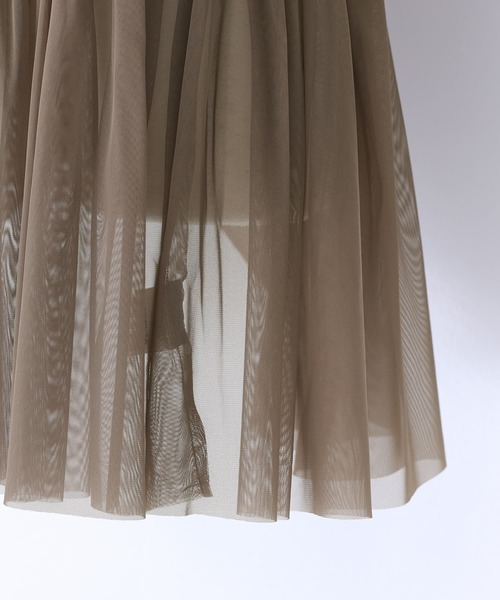 n'OrLABEL(ノアールレーベル)の「『チュールキャミソール』(キャミソール・レディース・モカ/ブラック/アイボリー・2/1)」の10枚目の写真