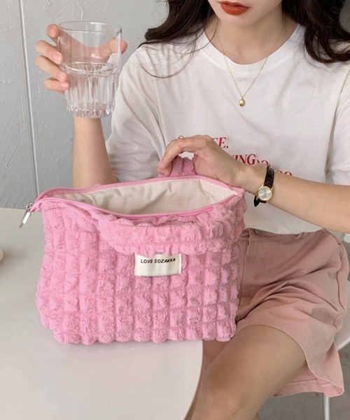 Miniministore(ミニミニストア)の「ミニトートバッグ ポップコーン軽量バッグ(ハンドバッグ・レディース・イエロー/ピンク/アイボリー/ブラック/ブルー・FREE)」の16枚目の写真
