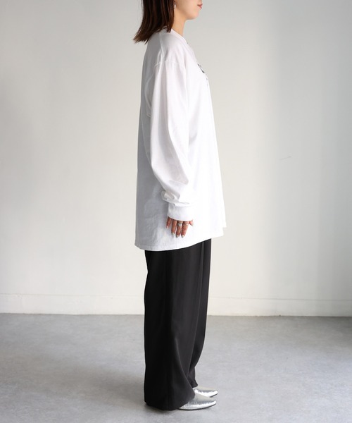 PEOPLESTYLE プリント ロンT ウォッシュド おしゃれ 男女兼用 セール】DAILYフォトプリントロンT（Tシャツ/カットソー