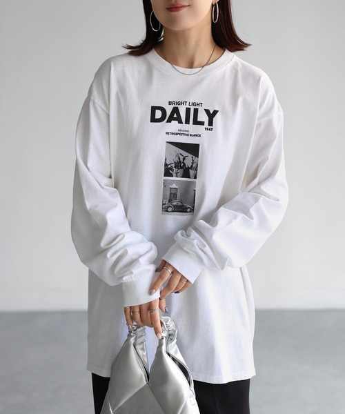 プリントT プリントt フォトt フォトプリント ロンT ARCADE tシャツ メンズ 長袖 フォトプリント ロンT 長袖Tシャツ