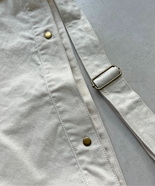 CPCM（シーピーシーエム）の「キャンバスビッグショルダー（ショルダーバッグ・メンズ・アイボリー/ブラック・FREE）」の13枚目の写真