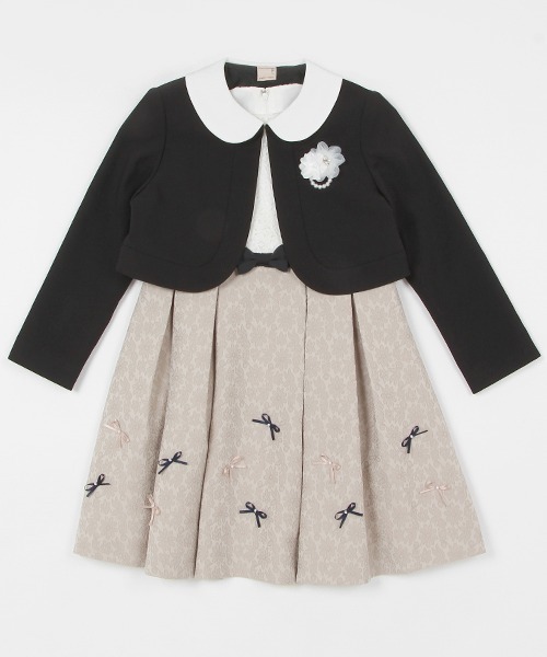 petit main（プティマイン）の「フォーマル3点セット（スーツセット・キッズ・ベージュ・110cm/120cm/130cm）」の4枚目の写真