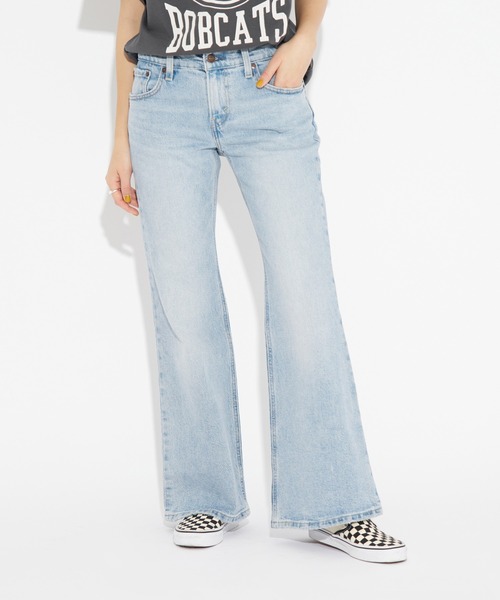 Levi's(リーバイス)の「Levi's/リーバイス MIDDY ANKLE フレア(デニムパンツ・レディース・ブラック/インディゴブルー/ダークインディゴブルー/ライトインディゴブルー・25inch/28inch/27inch/26inch/24inch/23inch)」の4枚目の写真