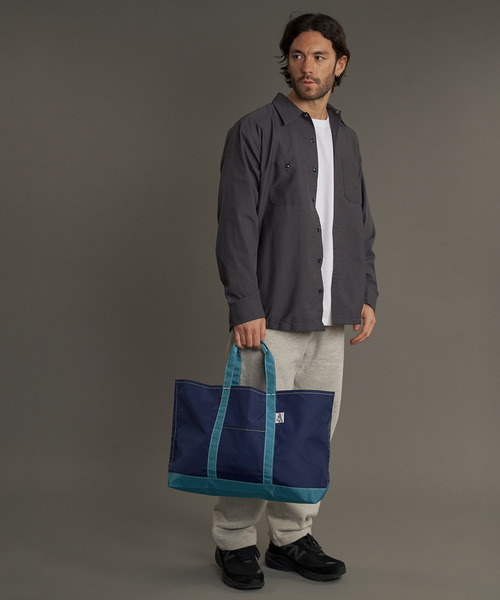 Drifter（ドリフター）の「BUCKEYE TOTE／バックアイトート（トートバッグ・メンズ・グリーン系その他2/レオパード/パープル系その他/ベージュ系その他/イエロー×グレー/ピンク系その他/ブラック×ブラック/グリーン系カモフラージュ/ブラウン/タン/ブラック×グリーン/ベージュ系・FREE）」の20枚目の写真
